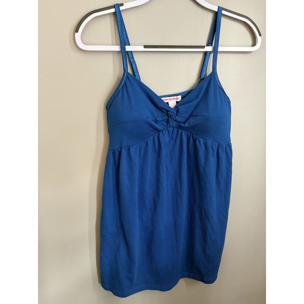 Love by Design Women’s XL Blue BabyDoll Cami Y2K Empire Padded Fairy Coquette